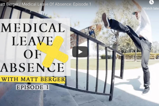 Matt Berger - Medical Leave of Absence