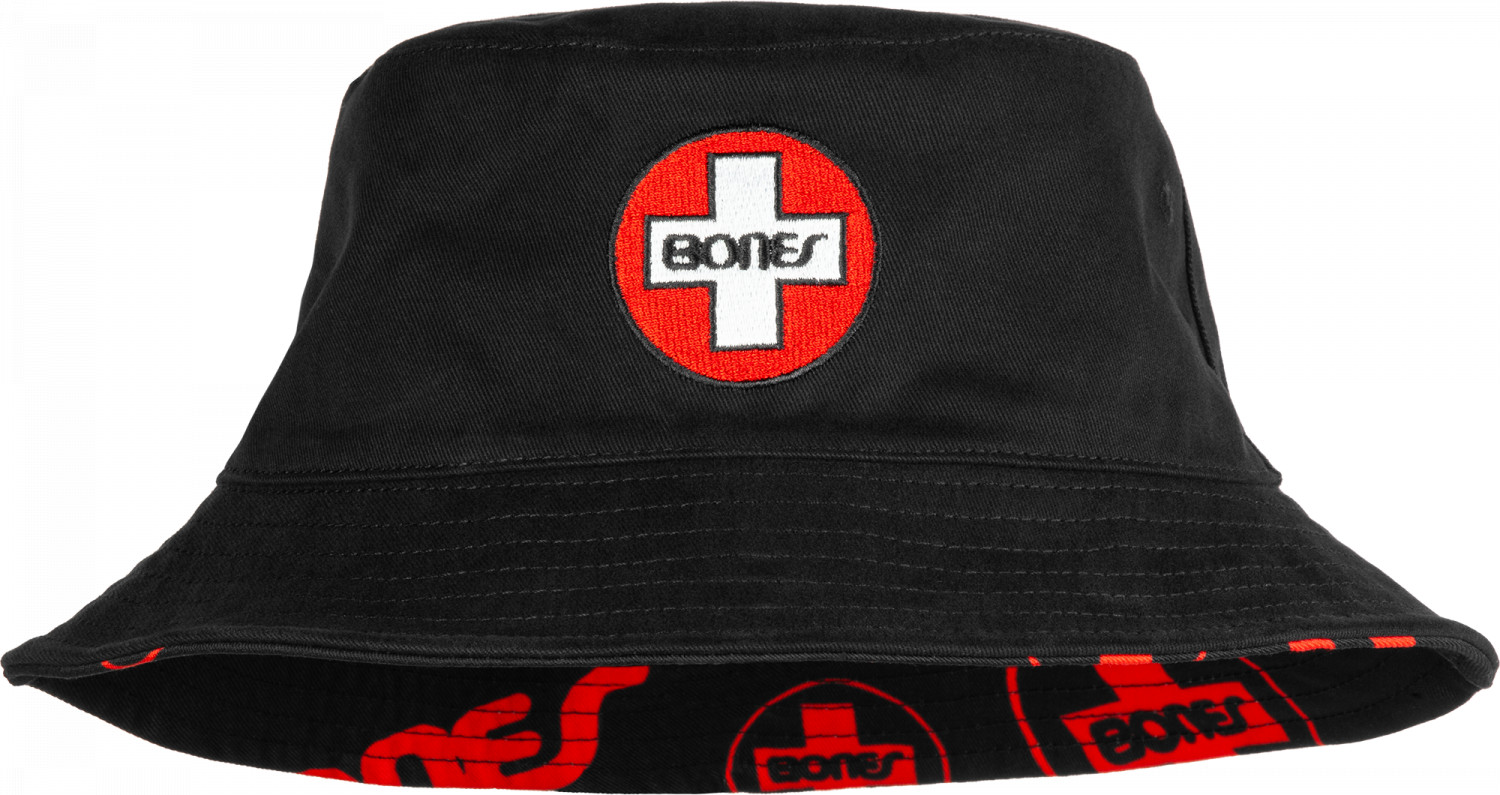 Bones Bearings Bucket Hat Black/Reversible Photo 1 Photo Gallery