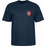 Bones Bearings Swiss Shield T-Shirt Navy