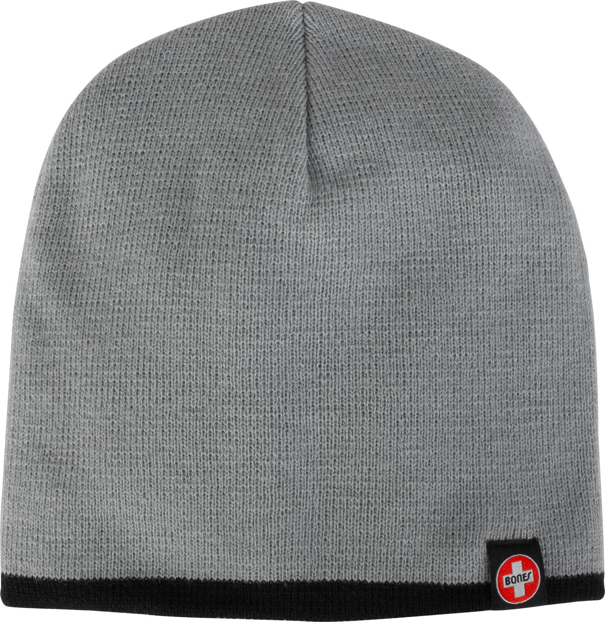 Bones® Bearings Swiss Knit Beanie - Gray - Bones Bearings