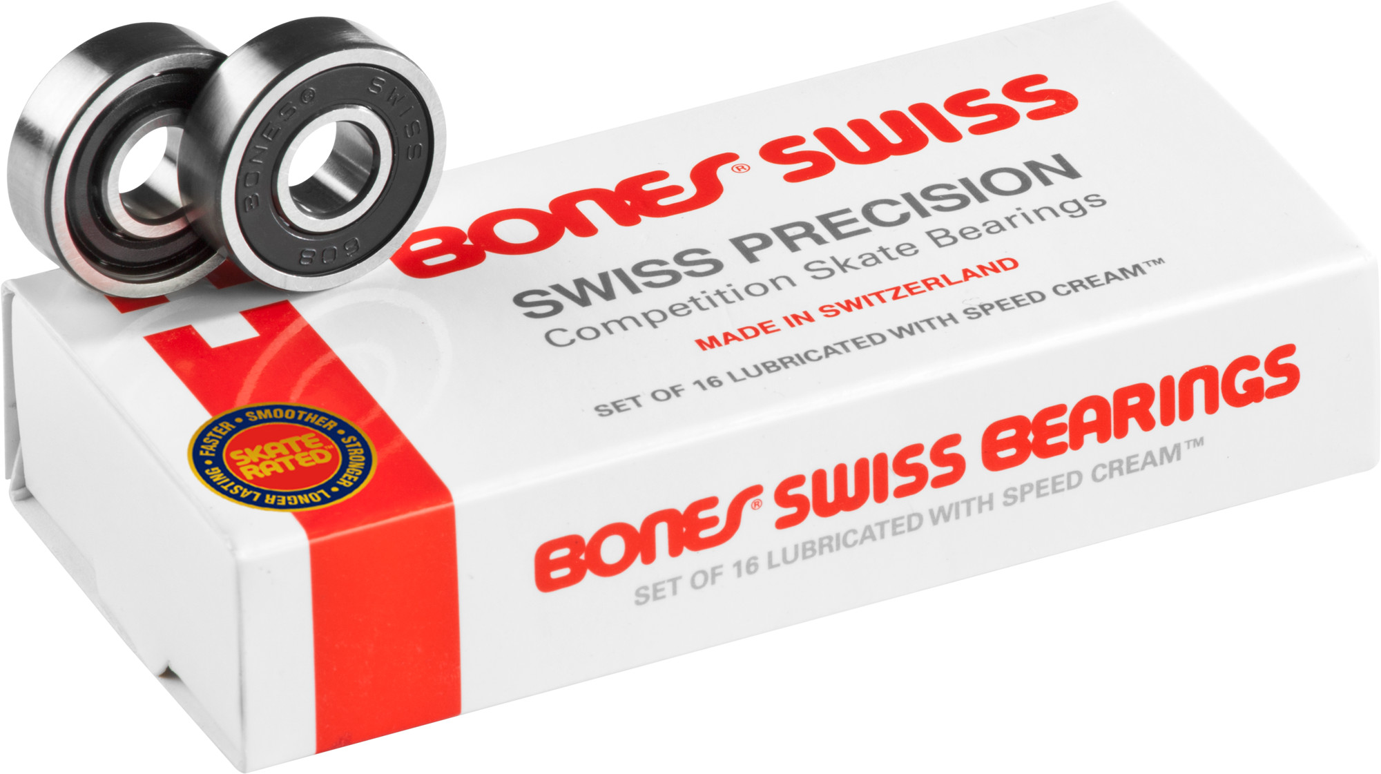 BONES SWISS スケートベアリング BONES BEARING ボーンズ ベアリング SWISS CERAMIC オイルタイプ