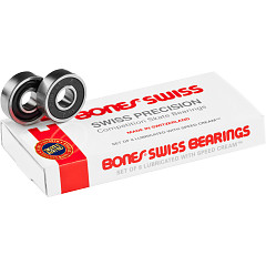 Bones® Super Swiss 6 Skateboard Bearings 8 pack - Bones Bearings