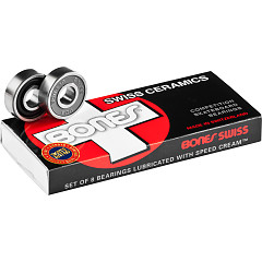 Bones® Super Swiss 6 Skateboard Bearings 8 pack - Bones Bearings