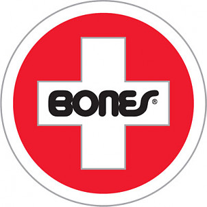 Bones® Bearings Swiss Round Sticker (Single)