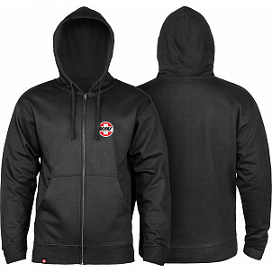 Bones Bearings OG Swiss Zip Hoodie Midweight Black