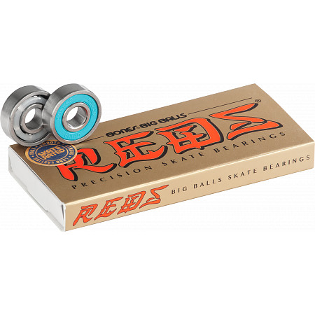 Bones Skateboard Bearings SUPER REDS with Spacers/Washers and T-Tool 