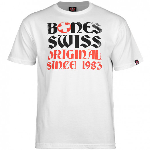 Bones® Bearings Swiss OG 83 T-shirt - White