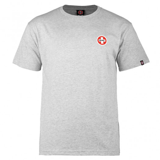 Bones® Bearings Small Swiss Logo T-Shirt - Gray
