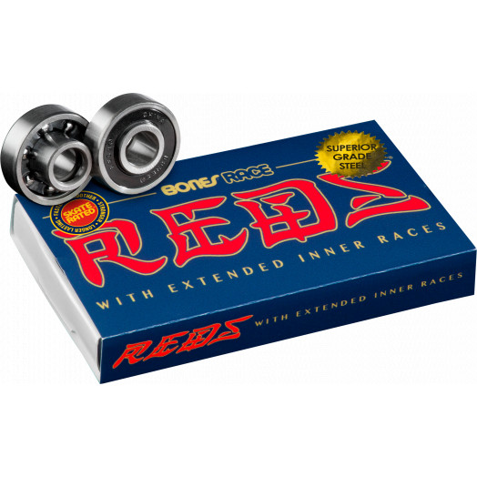 Retread Skateboard Bearings for BONES REDS  8-Pack 8mm Precision Size 608 USA 