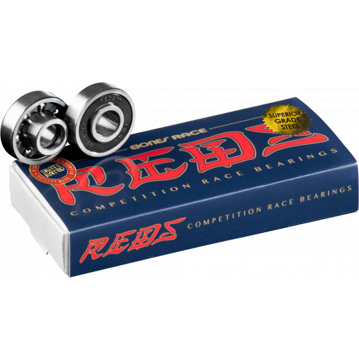 Bones Race Reds Skateboard Bearings 8 Pack Bones Bearings