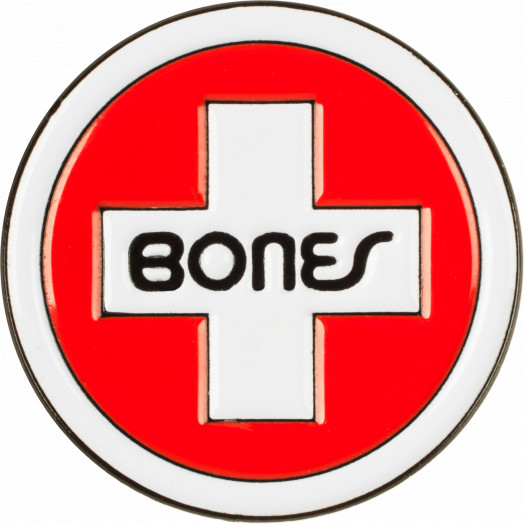 Bones Bearings Lapel Pin Swiss Circle