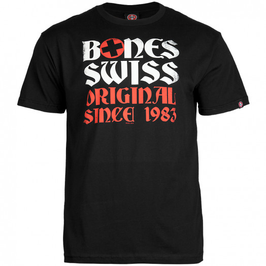 Bones® Bearings Swiss OG 83 T-shirt - Black