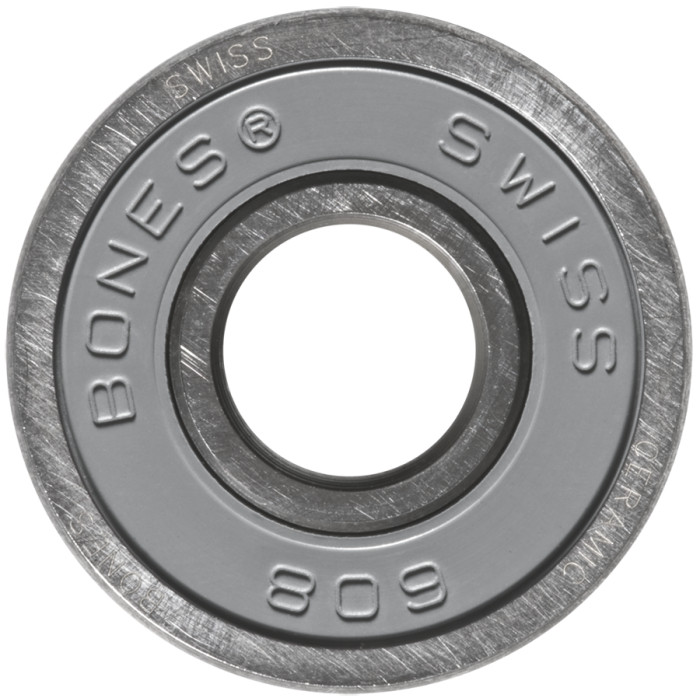 BONES SWISS SKATEBOARD BEARINGS ベアリング Bones® Swiss Ceramic Skateboard Bearing 8mm Single - Bones Bearings